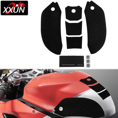 China XXUN Sport Motorcycle Accessories Gas Tank Pad Anti Slip Protector Sticker Side Decal For Ducati 899 1099 1199 1299 2007-2012 for sale