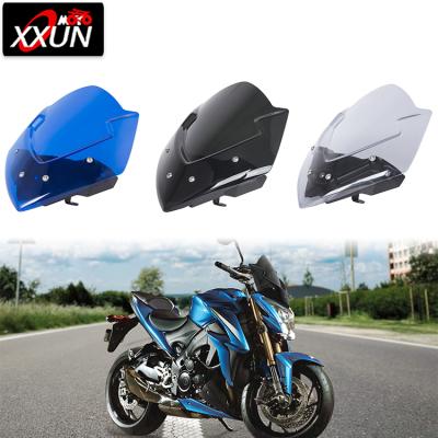 China ABS Plastic XXUN Motorcycle Parts Windscreen Windshield Wind Deflector For Suzuki GSXS1000 GSX-S1000 GSXS 1000 2016 2017 2018 2019 2020 2021 for sale