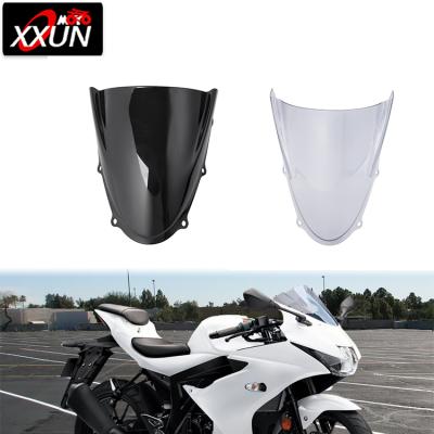 China ABS Plastic XXUN Motorcycle Parts Windscreen Windshield Wind Deflector For Suzuki GSX125R GSX 125 R 2017 2018 2019 2020 for sale