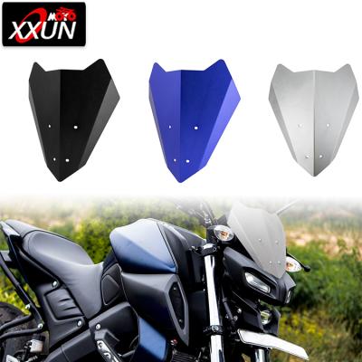 China ABS Plastic XXUN Motorcycle Accessories Windshield Wind Deflector Wind Deflector For Yamaha MT15 MT-15 2020 2021 MT 15 MT125 2019 for sale