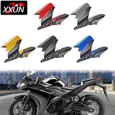 China XXUN Cover Motorcycle Accessories Rear Tire Hugger Shock Absorber Aluminum Mudguard Splash Guard For Yamaha YZFR3 YZF R25 MT03 MT 03 2013-2020 for sale