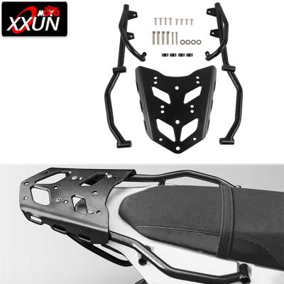 China Motorcycle Accessories Steel XXUN Luggage Rack Carrier Mount Rear Adapter For Yamaha Tenere 700 Tenere700 2019 2020 2021 for sale