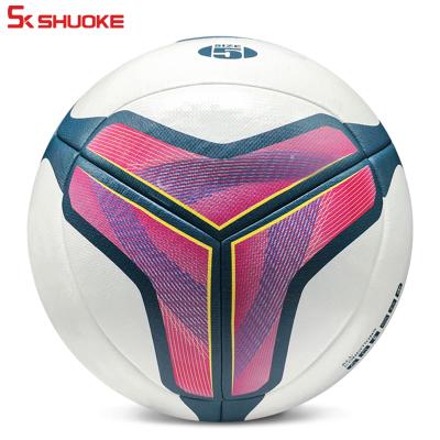 China Good Price PU Football Size 5 Sports Practice Exercise PU Ball Bonding Football for sale