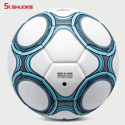 China Wholesale Custom PU Wholesale Hot Sale Football Traning Soccer Ball Training Size 5 Soccer Party Ball for sale