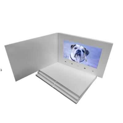 China All 10.1 inch White Blank Video Brochure Card for sale