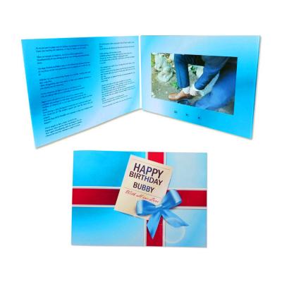 China All Create Your Own 10.1 inch Video Brochure Invitation Card for Birthday/Thanksgiving/Wedding/Christmas for sale