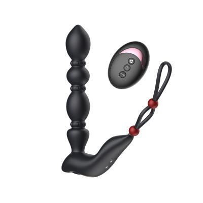 China 0.5 Hours Prostate Massager Wireless Remote Control Anal Vaginal Vibrator Plug Hot Selling Female Masturbation Products for sale