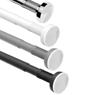 China Sustainable Modern Curtain Rod Decorative Shower Poles 40-72 Inch Waterproof for sale