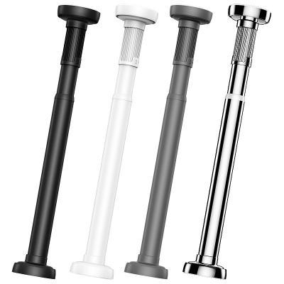 China Modern Sustainable 304 Stainless Steel Curtain Rod Pole Set without Drilling for sale