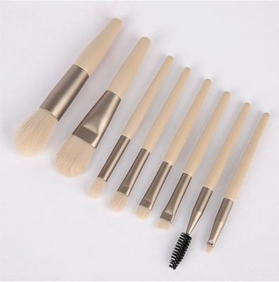 China Soft Mini Portable Makeup Brushes Set Hair and Durable 8 Pcs Powder Base Blush Contour Concealer Lip Brushes for Travel Makeup Tool Kit for sale