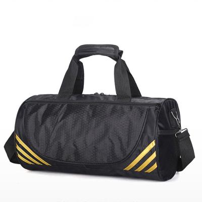 China Other wholesale custom high quality travel bag grid ripstopTravel bag sports gym bag with shoe compartment for sale