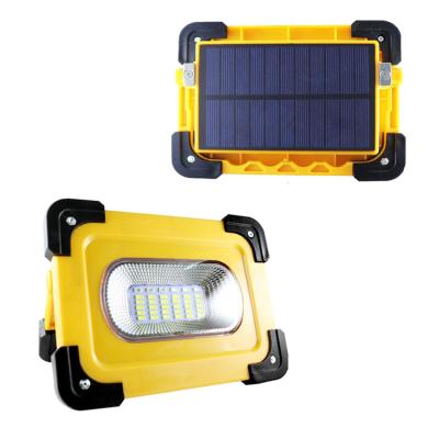 China 36W LED Outdoor Solar Waterproof Camping Emergency Work Lamp Rechargeable Flood Light for sale