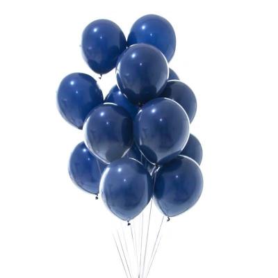 China Festival Decoration 10 12inch Ink Blue Latex Balloons For Valentine's Day Birthday Party Wedding Decoration Supplies for sale