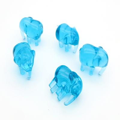 China Acrylic Transparent Beads Factory Wholesale Acrylic Elephant Beads Plastic Beads Bulk For Kid Party for sale