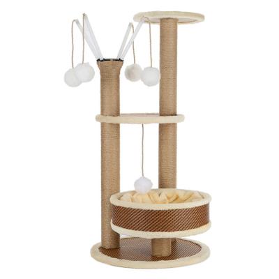 China Modern Breathable Simple Designed Luxury Cat Condo Tree Climb for sale