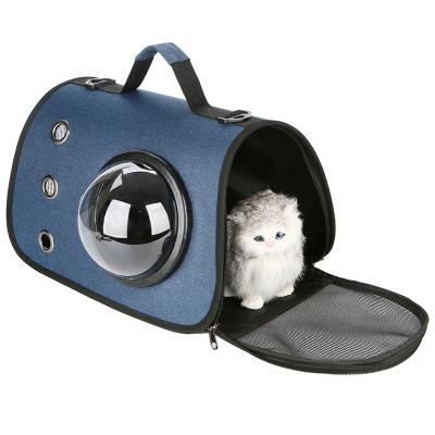 China Sustainable Fashion High Quality Portable Pet Cages Carriers Bag Large Capacity Cat Pet Sling Carrier for sale