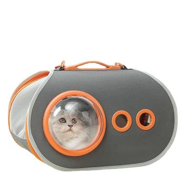 China Foldable Breathable Dog Stored Cat Pet Travel Bag Space Capsule Sling Pet Shoulder Bag Pet Carriers Best Quality Factory for sale