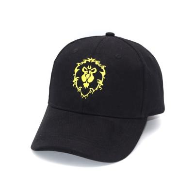 China JOINT Brand Embroidered Baseball Cap Customized Black Embroidered Sports Hat OEM Six-Piece Baseball Cap for sale