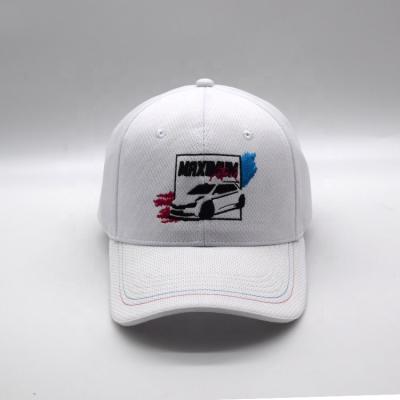 China Polyester Baseball Cap OEM JOINT Car Embroidered Baseball Cap Bird-Eye Mesh Baseball Cap for sale