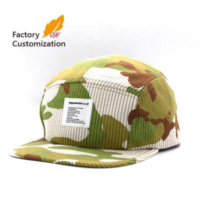 China Hot New Designer Custom Baseball Hat Custom Made Snapback Camo Hip Hop Camouflage Bounce Baseball Cap Amazon Sale Flat Hat for sale