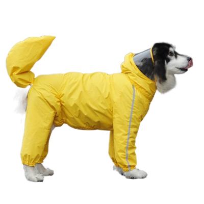 China Stored Pet Supplies Large Dog Raincoat Inclusive Golden Retriever Large Pet Outdoor Pet Clothing for sale