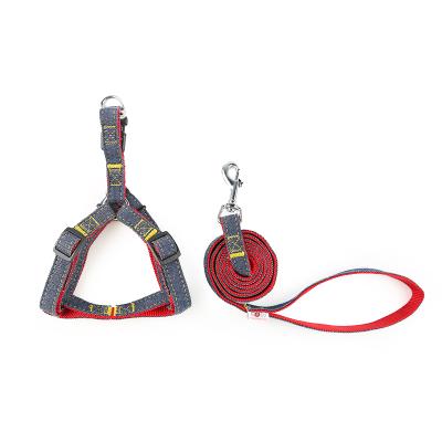 China 2021 Factory direct sales hot selling lattice made dog leash and harness for sale