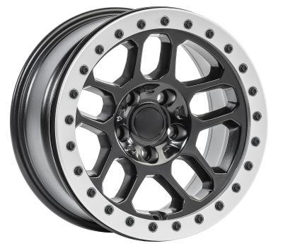 China ALLOY 17x8.0 4x4 Offroad Alloy Wheels Wheel PCD5x127 With Functional BeadLock for sale