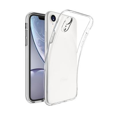 China Factory Price Anti-fall Thicken Mobile Phone Case 2.0mm TPU Transparent Shockproof Phone Case For iPhone XR for sale