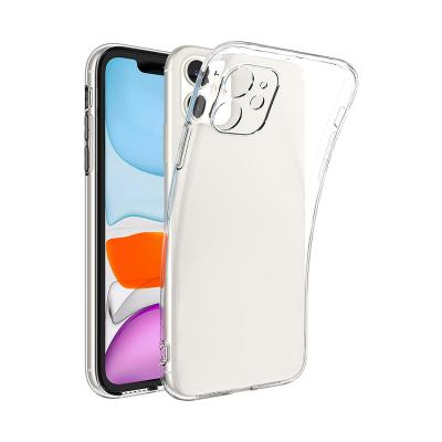 China Anti-fall Transparent Shockproof Mobile Phone Protect TPU Case For iPhone 11 for sale