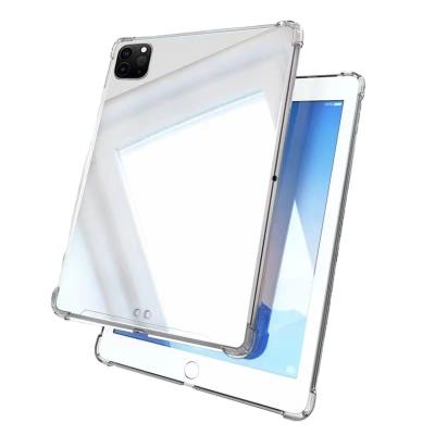 China Hot Selling 2021 1.5mm Acrylic TPU+PC Tablet PC Back Cover Protective Clear Case For iPad 12.9 2020 12.9 2019 for sale