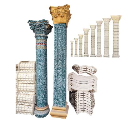 China European/Modern/Chinese ABS Plastic Concrete Columns Mold Roman Pillar Column Mold for sale