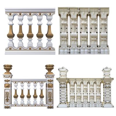 China Factory direct sales European/modern/Chinese high quality concrete baluster molds molds railing plastic fence molds for sale