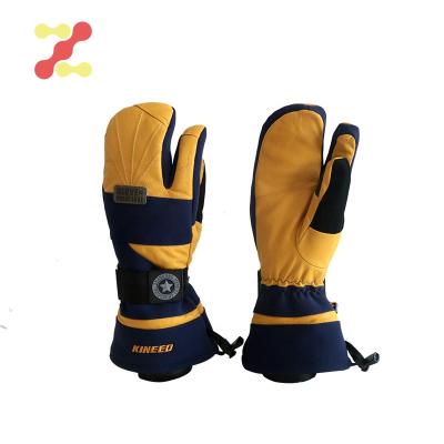 China Custom Wholesale Touch Screen Snow Winter Bike Glove Ski Glove For Men for sale