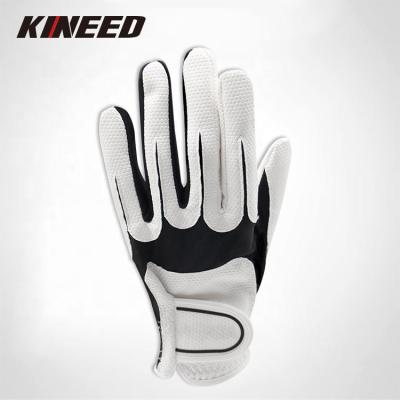 China Breathable Custom Golf Glove Left Hand Premium PU Leather Or Cabretta Mens Golf Gloves for sale