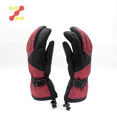 China Custom Made Warm Slim Stylish Leather Snowboard Softshell Winter Skiing/Sports Waterproof Gloves Snowmobile Fashion for sale