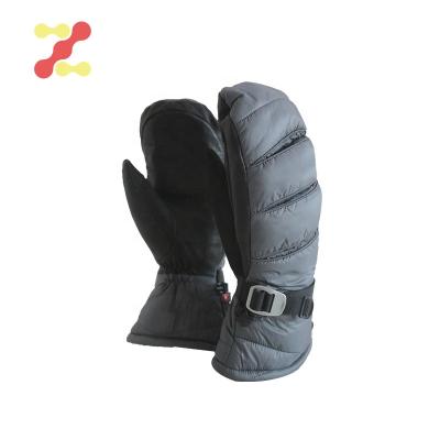 China Primaloft completed ski gloves. waterproof & Winter Breathable PU Palm Outer Factory Made Windproof Waterproof Gloves For Men Women for sale