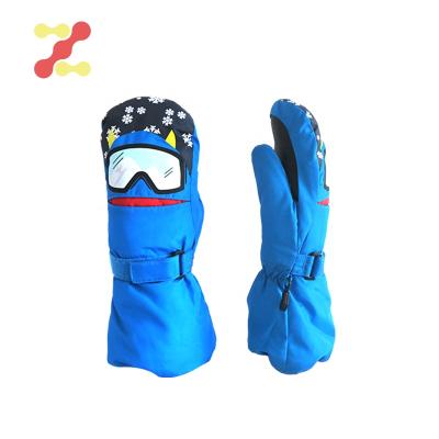 China Wholesale Custom Wholesale Kids Winter Gloves Bulk Long Cuff Ski Snow Mittens for sale