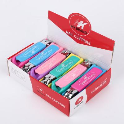 China Candy Color Hot Selling Big Finger Size ABS Carbon Steel Nail Clipper Cutter For Adult for sale