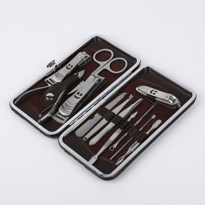 China Factory Direct Hot Sale Finger Cut Nail Clipper 12PCS Manicure Tools Kit Set For Adult for sale