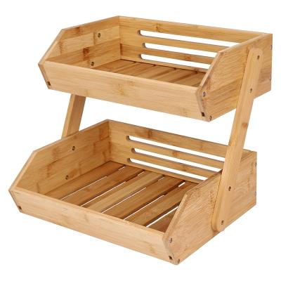 China China factory direct sales installation custom single double log kitchen fruit seasoning rack for sale