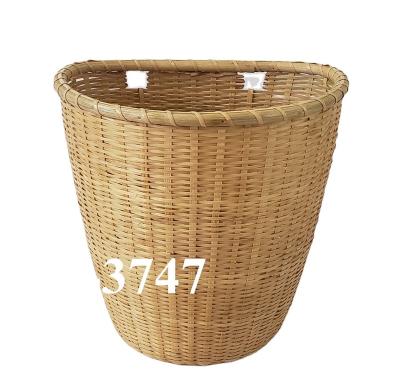 China China high quality bamboo front hot sale pure handcrafted hanging basket for sale