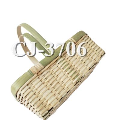 China Direct Selling Eco-Friendly High Quality Handmade Bamboo Basket Small for sale