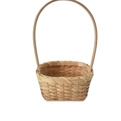 China China No.3811 mini shaving basket for flower. Small size wooden basket for succulent plants for sale