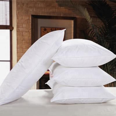 China Best Selling Five Star Inflatable Down Pillow Soft Washed Duck Down Feather Filled Pillow for sale