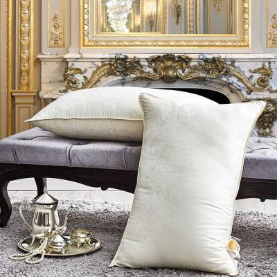 China Pillow Maker High Quality Home Anti-Static Custom Decor Pillows White Pinch Satin Bottom Filled Pillow for sale