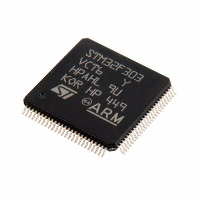 China Reference PDF STM32F303VCT6 32F303VCT6 QFP-100 ARM microcontroller-MCU 32-Bit ARM Cortex M4 72MHz 256kB MCU FPU for sale