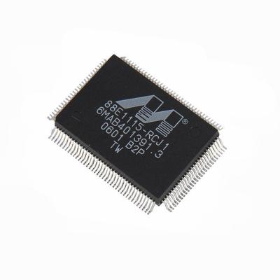 China Refer to PDF 88E1115-RCJ1 88E1115 QFP-128 Gigabit Ethernet transmission transceivers Ethernet integrated chip for sale