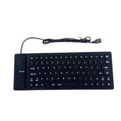 China Keypad New Design Flexible Silicone 85 Usb Waterproof Portable Keyboard for sale