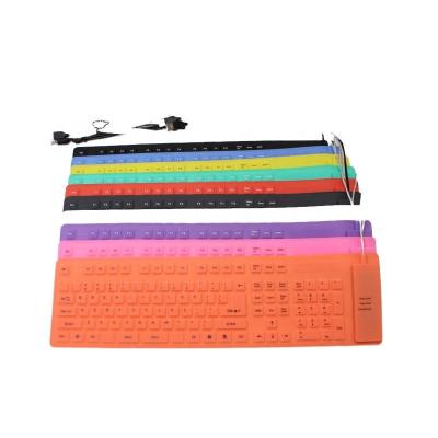 China Portable And Folding Multi Color Silicone Environmental Protection Numeric Keypad Universal Keyboard for sale