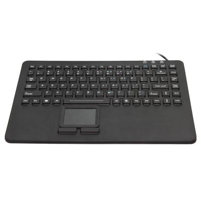 China High Quality Industrial Waterproof Ip68 Keypad Silicone One Piece Keyboard With Touchpad for sale